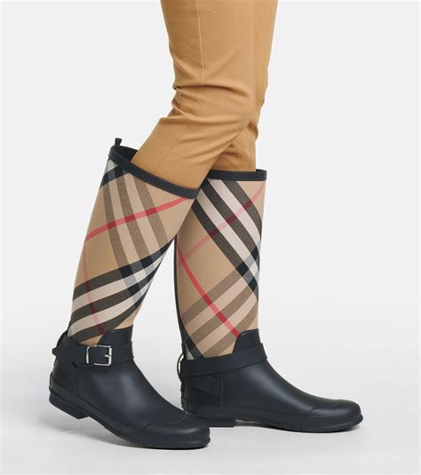 burberry house check rain boots review|Burberry rain boots lowest price.